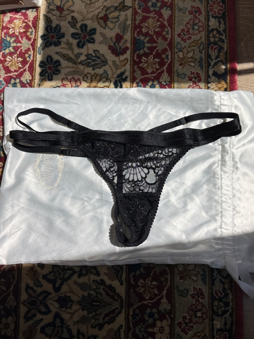 Bordelle strappy lace thong
